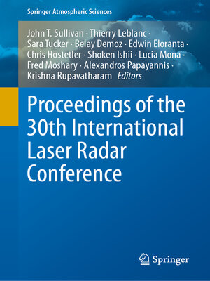 cover image of Proceedings of the 30th International Laser Radar Conference